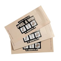 Boletos de Lotería Personalizados con Tirador, Tarjetas de Apertura con 5 Ventanas, Diseño Desprendible, Boleto de Lotería para Juegos de Azar