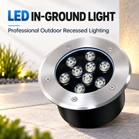 Lampes LED encastrées RGB étanches IP65, dimmables, 1W/3W, pour extérieur, jardin, aménagement paysager, pelouse, allée, entrée de garage