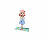 Support d'affichage personnalisé en acrylique pour figurines animées avec impression sérigraphique motif dessin animé pour la décoration intérieure