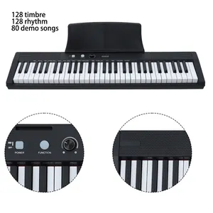 Fábrica Atacado Profissional Teclados Música 61 Teclas Piano Eletrônico