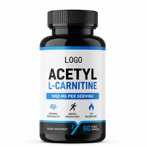 Capsules de L-Carnitine OEM/ODM (pour adultes) certifiées biologiques, sans sucre ni soja, compléments nutritionnels sportifs, 60 capsules, avant/après l'exercice - Product Image 1