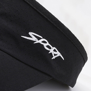 Có thể điều chỉnh tùy chỉnh thăng hoa rỗng Top Big Brim Sun Visor nhanh khô lưới golf & Marathon chạy hat cho nam giới - Product Image 2