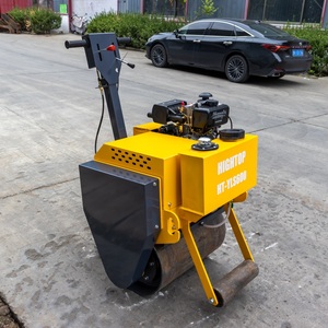 Construction Machinery Walk Behind Compactor New Pavement <b>Vibration</b> <b>Mini</b> Road Roller - Product Image 1