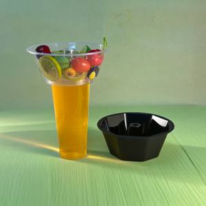 Taza desechable para aperitivos con pajita, cuenco para aperitivos de pollo frito, taza para olla caliente, vasos de plástico para llevar, logotipo personalizado con bandeja - Product Image 5