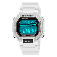 Jam Tangan SKMEI 2522 Laris Manis, Model Fashion 5ATM Desainer, Dual Time, Tali Silikon, Kualitas Tinggi, Jam Digital Pria