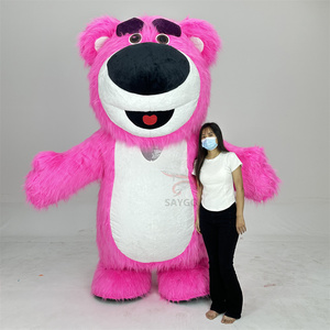 <span class=keywords><strong>Disfraz</strong></span> <span class=keywords><strong>de</strong></span> mascota Lotso' <span class=keywords><strong>de</strong></span> tamaño <span class=keywords><strong>de</strong></span> comparación humana, 2M, inflable Lotso peludo/mascotas <span class=keywords><strong>de</strong></span> oso para vestir, <span class=keywords><strong>disfraz</strong></span> <span class=keywords><strong>de</strong></span> tela para actuación - Product Image 1