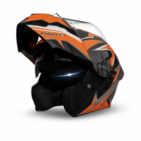 Casque de moto modulaire intégral homologué DOT, en ABS, avec double visière, personnalisable, pour une conduite sécurisée