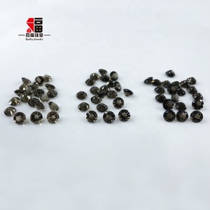Baifu Quartz fumé naturel de qualité 3A, taille ronde, 3,0-5,0 mm, pierres précieuses en vrac, vente en gros - Product Image 2