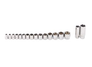 Jeu de 59 outils à main, douilles, clés en acier et plastique, embouts, mallette rigide, réparation maison et véhicule 09509 - Product Image 6