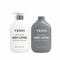 Flacon pompe ovale en PET givré de 500 ml, pompe électro-plaquée pour lotion corporelle, crème pour les mains, emballage cosmétique, logo personnalisé
