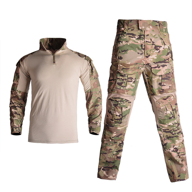 Sturdyarmor G3 Camouflage Waterproof Cotton Blend Full Kit Set Tactical Outdoor Security Uniform Frog Suit for Guard Bodyguard
