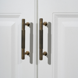 Đồng cổ điển rắn brass Knob cổ ngăn kéo tủ quần áo xử lý Tủ cửa xử lý - Product Image 5