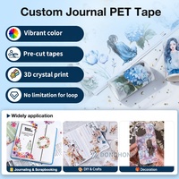 Fabricant de rouleaux d'autocollants pour scrapbooking haut de gamme personnalisés, ruban adhésif PET Washi mat pour journalisation
