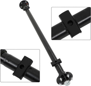Axe de remorque de 3500 lb à 5 goujons, tube en acier de 4,5 pouces pour plusieurs modèles de remorques - Product Image 1