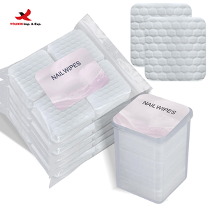 Tampons carrés en coton double face professionnels, non tissés, doux, jetables, sans peluches, pour manucure, vente en gros, OEM, remise sur quantité, qualité supérieure - Product Image 1