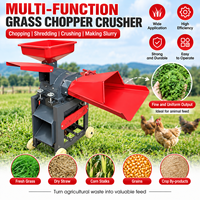 Machine à hacher et à broyer l'herbe multifonctionnelle pour l'herbe fraîche, la paille sèche, les tiges de maïs, la préparation d'aliments pour animaux