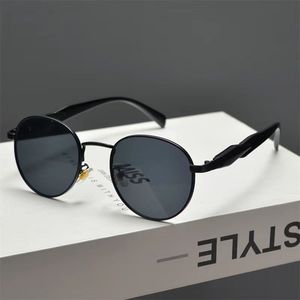 2026 Round Sunglasses Retro Metal High Quality UV400 Protection Fashion Unisex Casual <b>Sunscreen</b> - Product Image 2