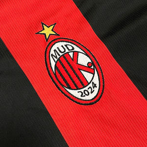 Camisas De Futebol Retro Fabricante Personalizado Barato De Alta Qualidade Bordados Design Listrado Clássico Futebol Jersey - Product Image 5