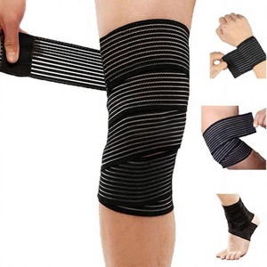 Genouillère de compression unisexe réglable, respirante, en spandex, avec fermeture auto-agrippante pour la protection du genou, toutes saisons - Product Image 1