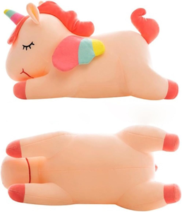 Fabricant de peluches en peluche licorne Animal en peluche Cadeau d'anniversaire Oreiller en peluche licorne douce - Product Image 1