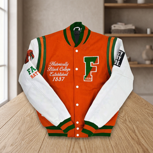 Custom Embroidery Street Style Bomber Varsity Jacket 100% <b>Wool</b> Anti-Bacterial Wholesale Graffiti Letterman Front Unisex - Product Image 3