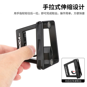 折叠自行车前架支架 3 孔分体式猪鼻支架 小型前包转换配件 - Product Image 5