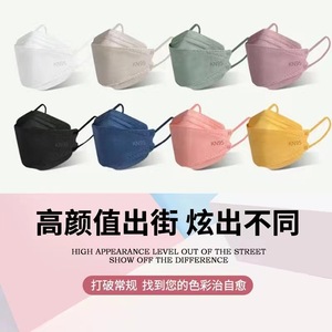 Mascarilla Zhengxin Jiujiu KF94 con Forma de Pez, 4 Capas, Transpirable, Antipolvo, para Uso Diario - Product Image 4