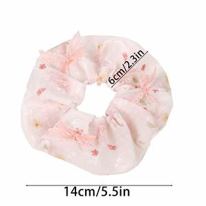 Coleteros de Tela Elástica de Alta Calidad para Niñas, Coleteros con Estampado Moderno y Elegante, Coleteros para Cola de Caballo al por Mayor, Estilo Lindo - Product Image 5