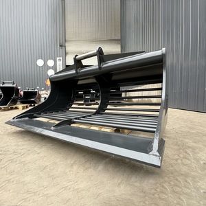 Accesorios de excavadora de la serie Rainbow OEM, personalizados, nueva condición, cubos de esqueleto de construcción, Cubo de rejilla de tamiz de roca - Product Image 2