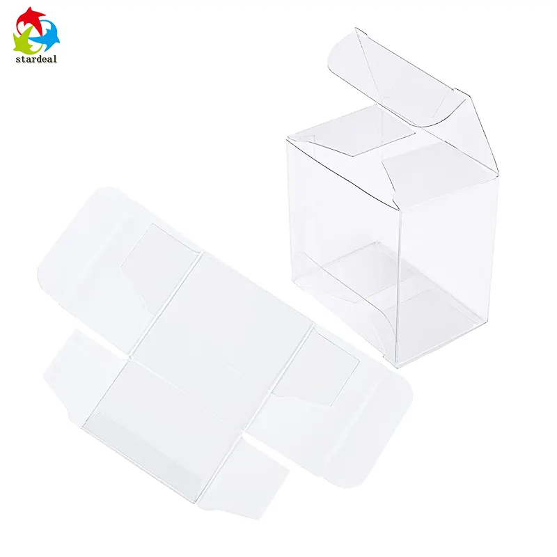 Benutzer definierte wasserdichte Acetat Kunststoff Sweet Candy Clear transparente PVC-Boxen