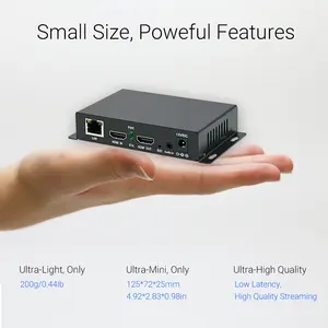 Giá tốt H.265 H.264 SRT Encoder 1080p30fps HDMI để IP Video Encoder cho live streaming