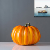 Artisanat créatif en résine en forme de citrouille, accessoires de décoration d'Halloween pour la maison, style moderne minimaliste, autre