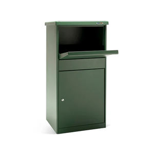 हरे धातु लॉकर मेलबॉक्स पार्सल ड्रॉप बॉक्स आउटडोर स्टेनलेस स्टील लेटरबॉक्स दरवाजे के ड्रॉप बॉक्स के माध्यम से - Product Image 5