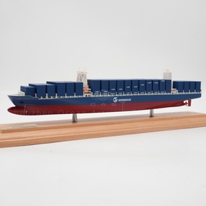 Modèle de <span class=keywords><strong>bateau</strong></span> à l'échelle fait à la main de l'usine O.A.S Modèle de <span class=keywords><strong>bateau</strong></span> de haute qualité à l'échelle 1:1000 Modèle de <span class=keywords><strong>bateau</strong></span> conteneur Wanhua personnalisé de 35cm - Product Image 1