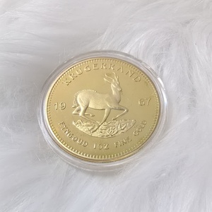 Hoge Kwaliteit Zuid-Afrikaanse President Ronde Munt Gouden Herten Gegraveerde Metalen Vergulde Techniek Collectie Geschenk Of Memorabilia - Product Image 3