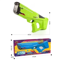 Mainan Pistol Air Hiu Anak-anak, Mainan Tembak Luar Ruangan Terus-menerus Menyerap Air Otomatis
