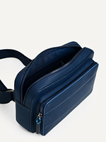 Sac bandoulière croisé mini en cuir PU vegan imperméable de qualité supérieure, personnalisé avec logo, pour hommes et femmes