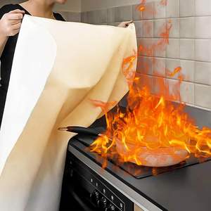 <span class=keywords><strong>Couverture</strong></span> anti-feu Survie Serre Thermique Sans Fumée Spécification Retardant 1,5x1,5m Protection <span class=keywords><strong>Couverture</strong></span> anti-feu - Product Image 3