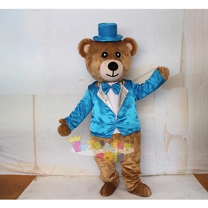 Di alta qualità CE <span class=keywords><strong>orsacchiotto</strong></span> Costume mascotte <span class=keywords><strong>orsacchiotto</strong></span> carino <span class=keywords><strong>orsacchiotto</strong></span> Costume mascotte con cappello e <span class=keywords><strong>vestito</strong></span> per la vendita - Product Image 3