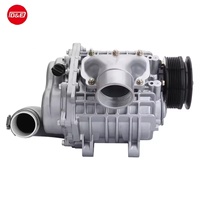 CNDE New High Quality Universal Aluminum Engine Supercharger Turbocharger Roots Blower SC14 1 Year Warranty for 2.0L-3.8L Car
