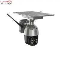 Outdoor Security Solar Power Wireless PTZ IP Camera Street Light Infrared Night Vision Waterproof Lte Cctv Solar Camera