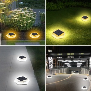 Sendero de césped solar Focos de jardín Lámpara de cubierta de valla Paisaje al aire libre LED Impermeable Luz enterrada de Tierra solar enterrada - Product Image 3