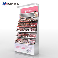 Étagère de présentation de maquillage de haute qualité, étagères réglables en hauteur, vitrine de magasin de beauté pour la décoration d'un magasin de soins de la peau