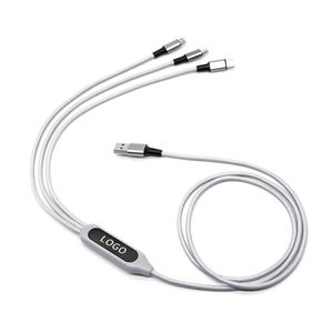 للبيع بالجملة كابل شاحن خفيف M مضفر LED ، سلك شاحن هاتف مضاء لأندرويد مايكرو يو إس بي ، لـ - Product Image 6