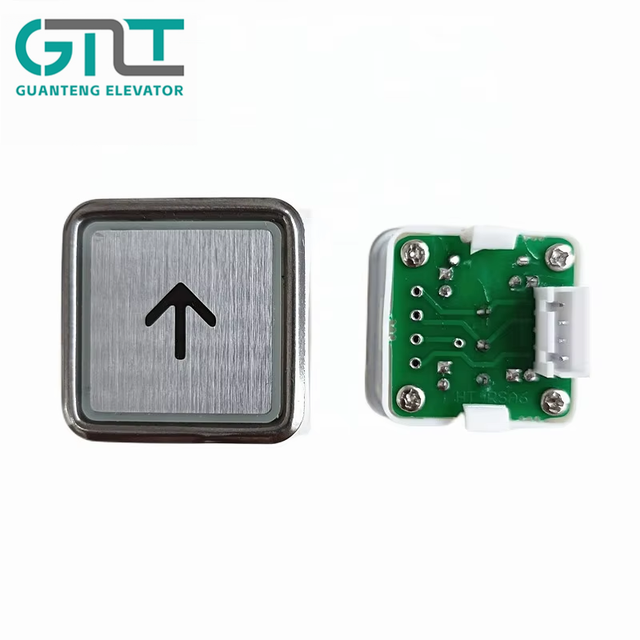 30*30mm Modern Steel Square Elevator Push Button RSA6 HT HB110 RSA4 OEM Replacement Spare Parts Brand New Liaoning Fuji Elevator