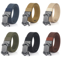 Ceinture tactique de luxe pour hommes 3.5cm sangle en Nylon avec boucle automatique personnalisée réglable toile tissu Style Sport