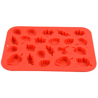 Moule à bonbons en gelée antiadhésif de haute qualité différentes feuilles moules de cuisson en silicone pour la cuisson au chocolat et le gâteau sans BPA