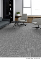 Dalles de moquette résistantes aux taches 66x66 avec support en PVC, amorties, non toxiques, écologiques, dalles de sol modulaires pour bureau
