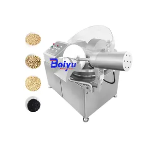 Baiyu haute vitesse bol de viande hachoir viande légumes noix et grains Machine de coupe avec moteur fiable nouvelle conception pour le traitement