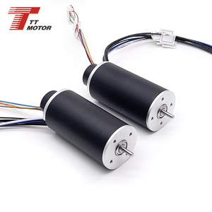 มอเตอร์ไร้แกนแบบไร้แปรงถ่าน 3670 พร้อมเอนโค้ดเดอร์, มอเตอร์ไร้แกน 12V แรงบิดสูงแบบลูกปืนคู่ 2 คู่ - Product Image 1